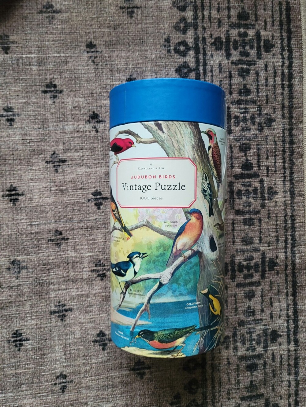 Cavallini & Co. 1000 Piece Puzzle Audobon Birds